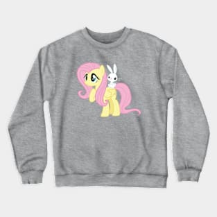 Fluttershy with Angel Bunny Crewneck Sweatshirt